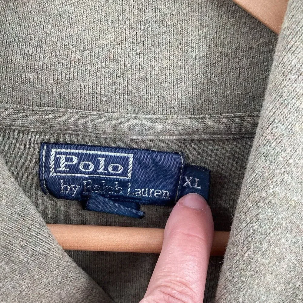 Men's Polo Ralph Lauren Shawl Collar Sweater XL‎ Green